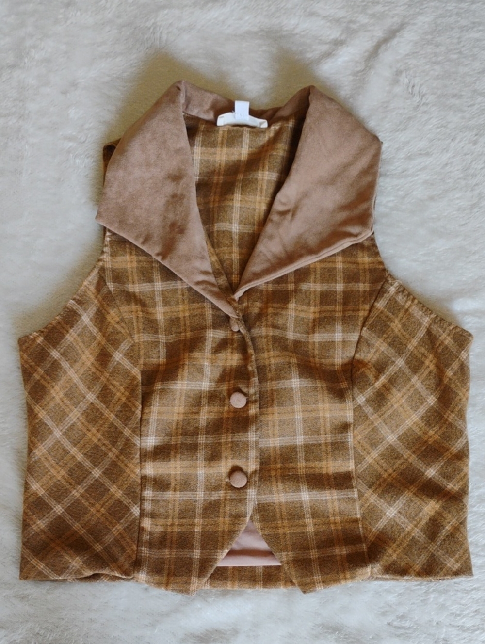 Kirious Menswear Plaid Vest Y2K Style